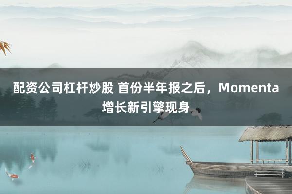 配资公司杠杆炒股 首份半年报之后，Momenta增长新引擎现身